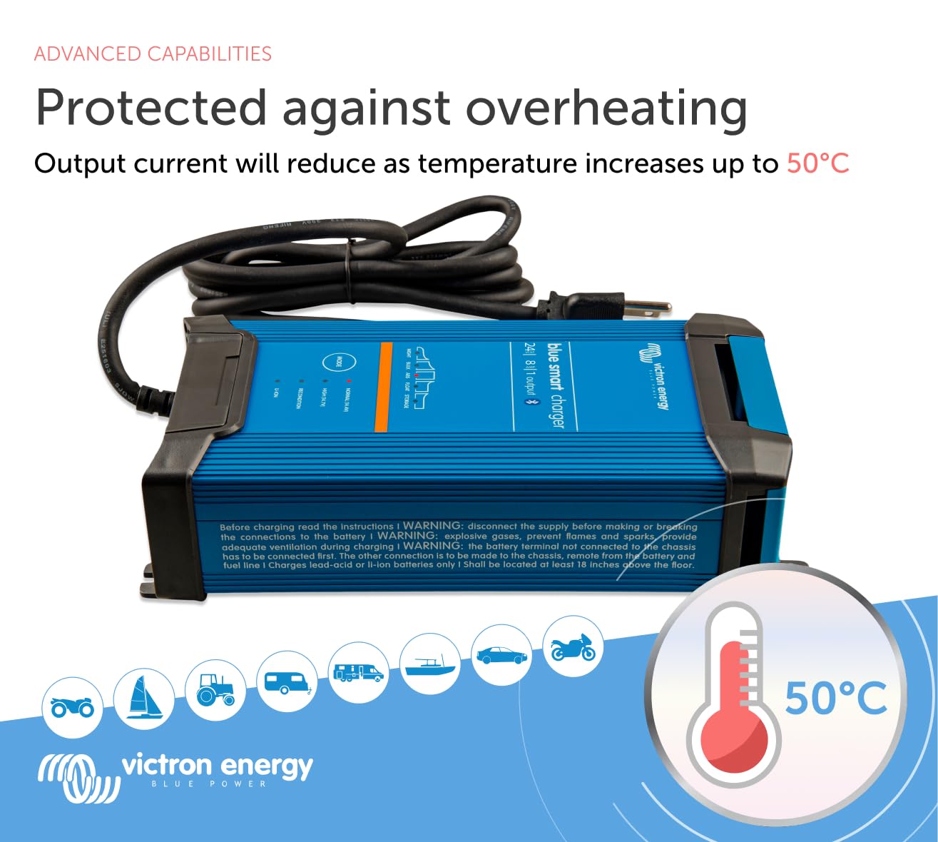 victron-energy-blue-smart-ip22-24v-8a-car-battery-charger-float-trickle-charger- image 4