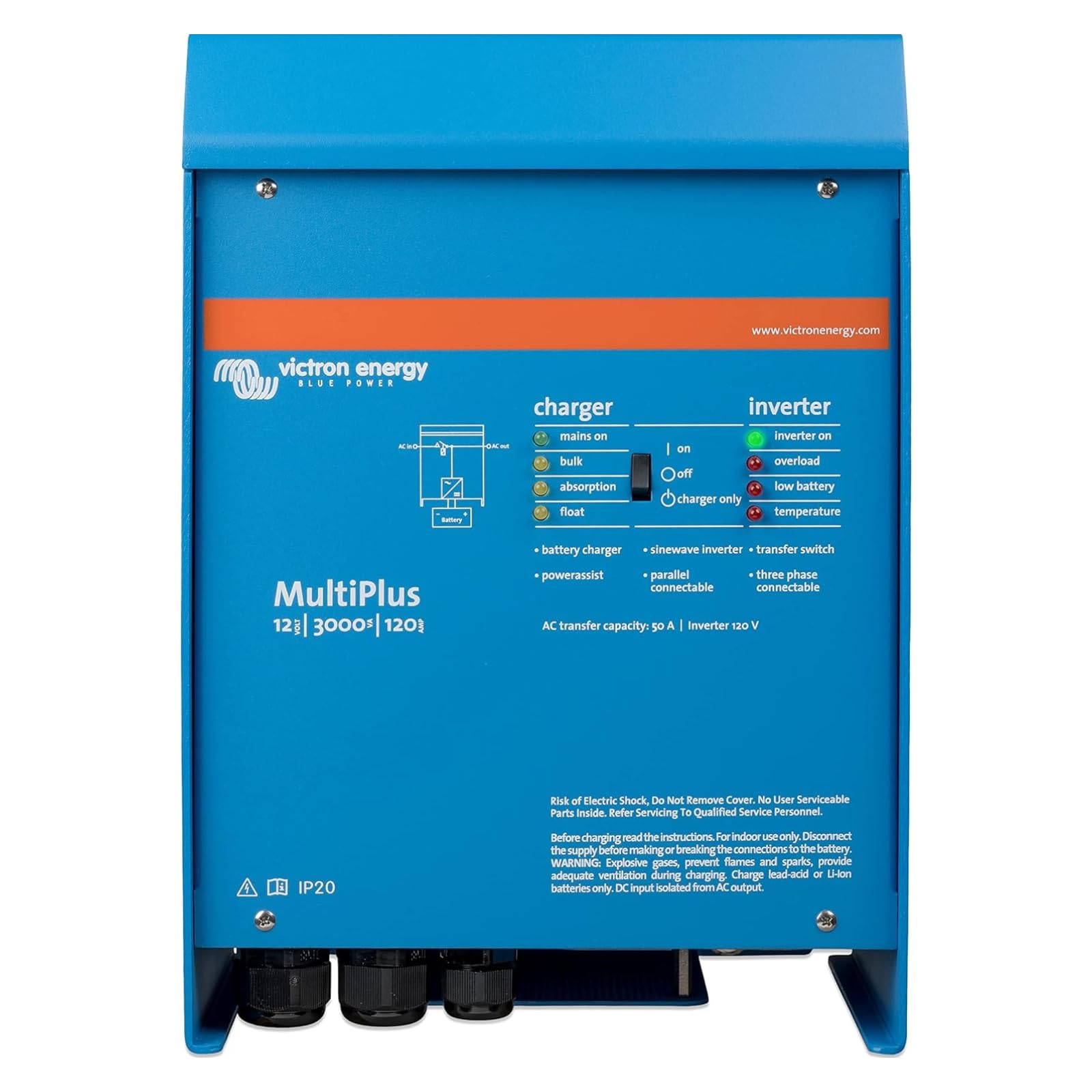 victron-energy-multiplus-12-3000-120v-pure-sine-wave-inverter-charger-3000va-12v image 1