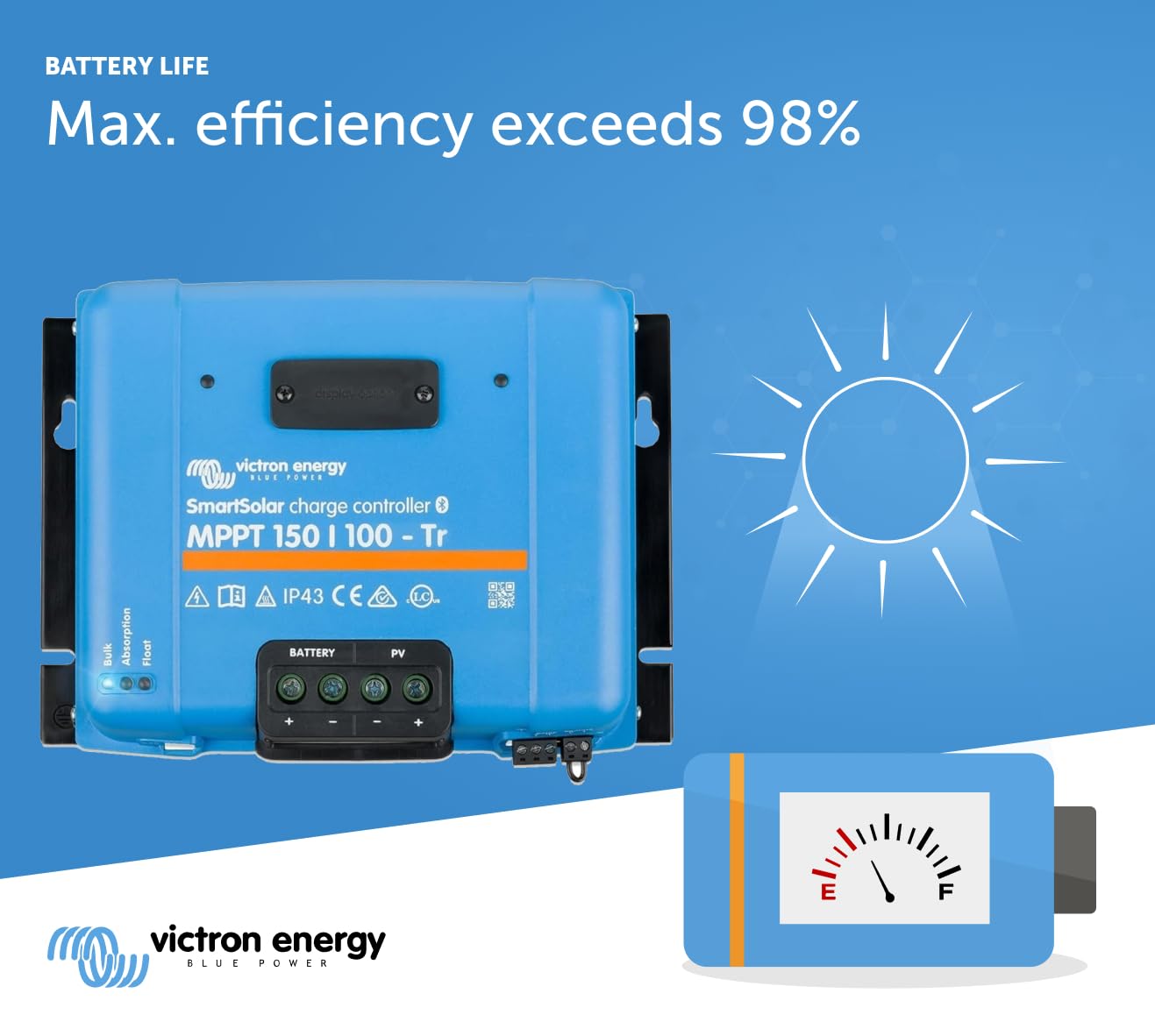 victron-energy-smartsolar-mppt-150-100-tr-solar-charge-controller-bluetooth-150v image 6