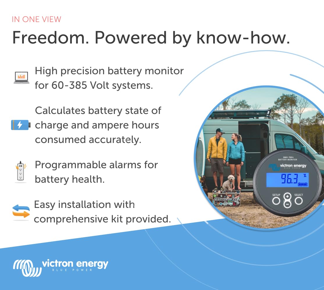victron-energy-bmv-700h-battery-monitor-with-shunt-display-60-385-vdc-high-volta image 2