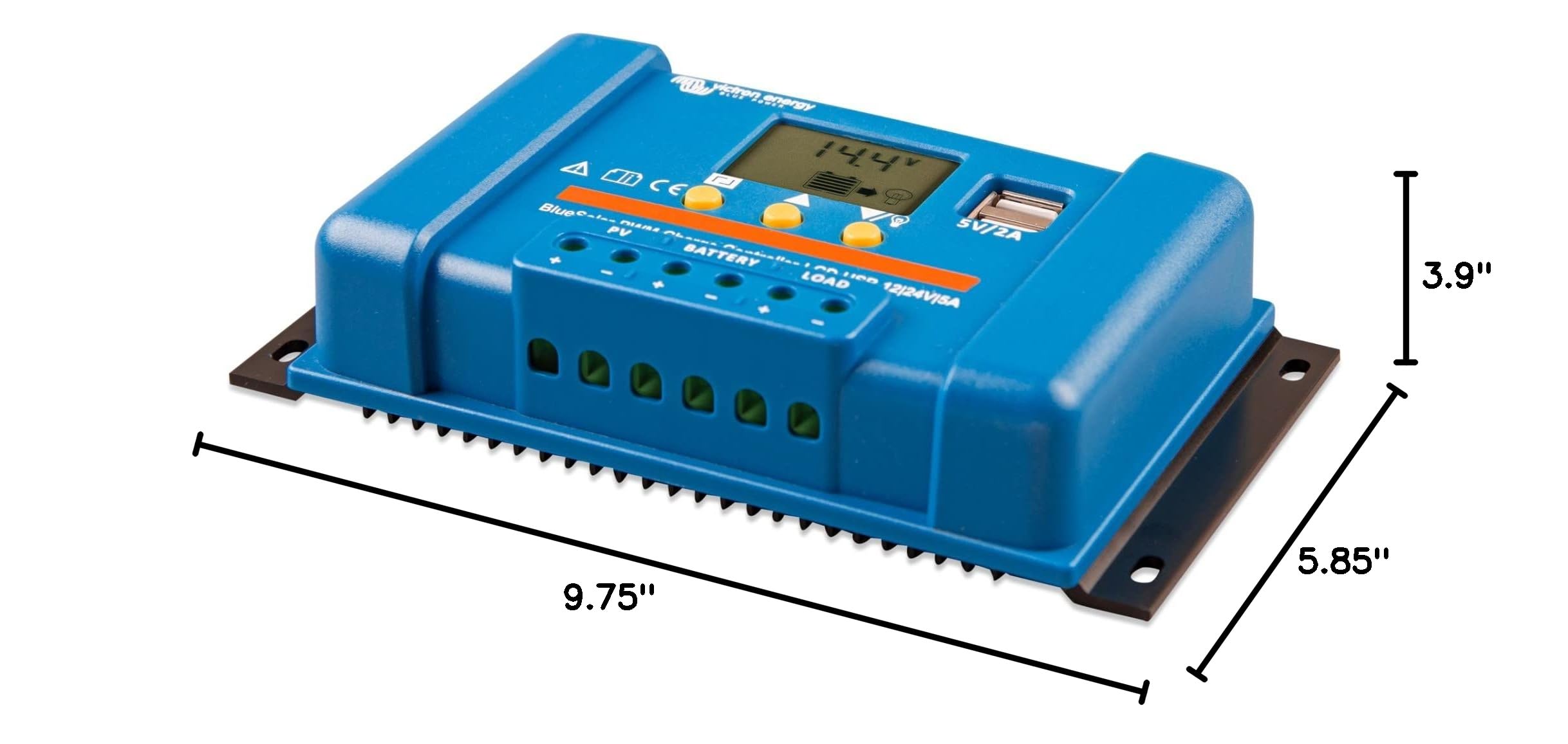 victron-energy-bluesolar-pwm-lcd-usb-12-24v-5a-solar-charge-controller-with-lcd- image 3