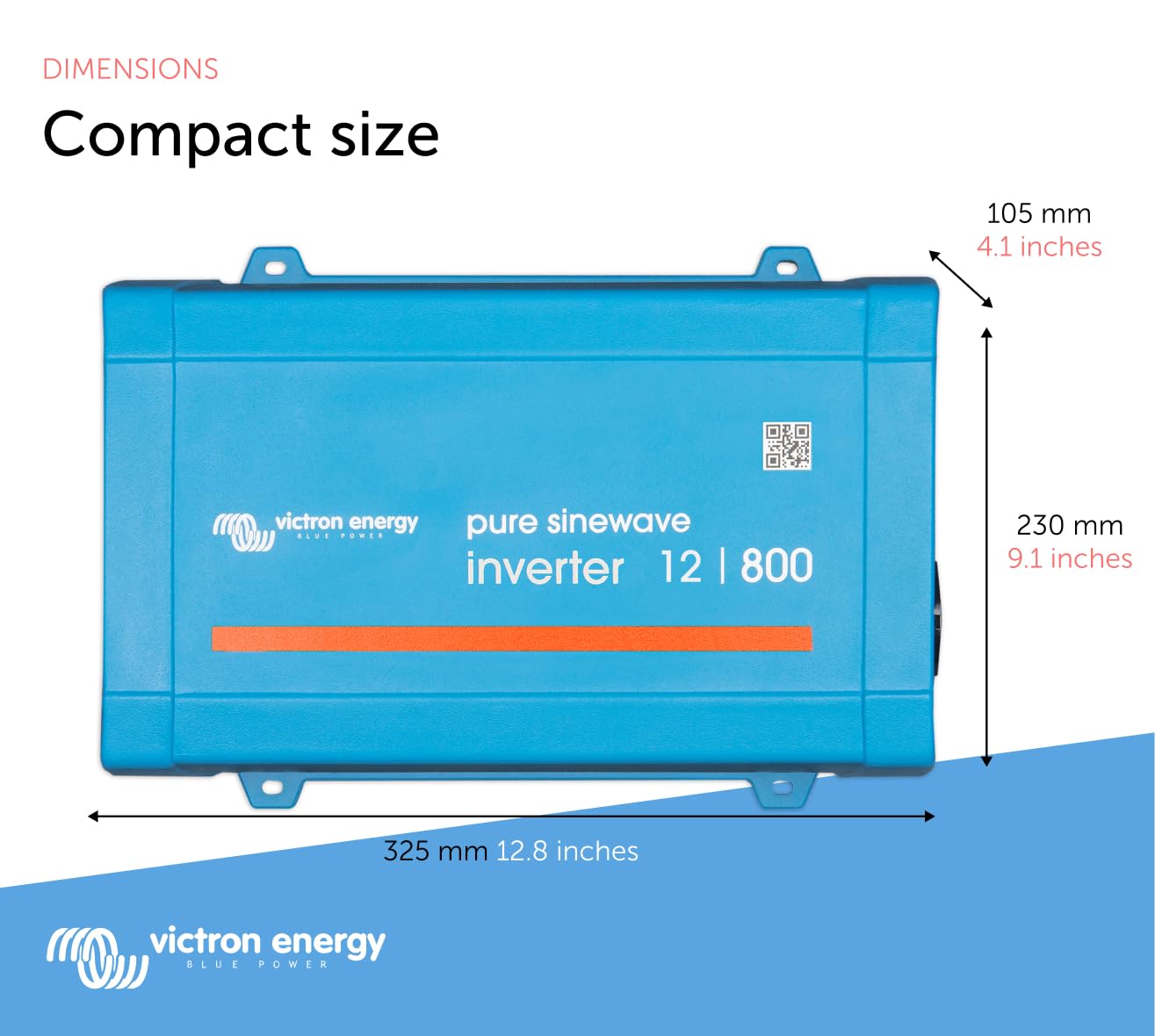 victron-energy-phoenix-12-800-120v-ve-direct-pure-sine-wave-inverter-800va-with- image 3