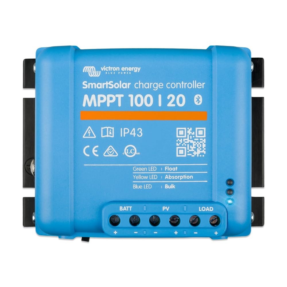 victron-energy-smartsolar-mppt-100-20-48v-solar-charge-controller-100v-pv-input- image 1