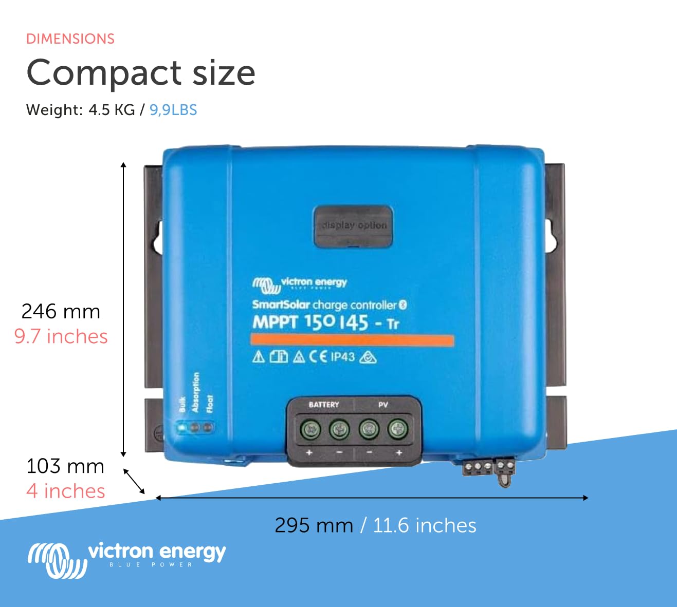 victron-energy-smartsolar-mppt-tr-150-45-solar-charge-controller-150v-45a-12-24- image 2