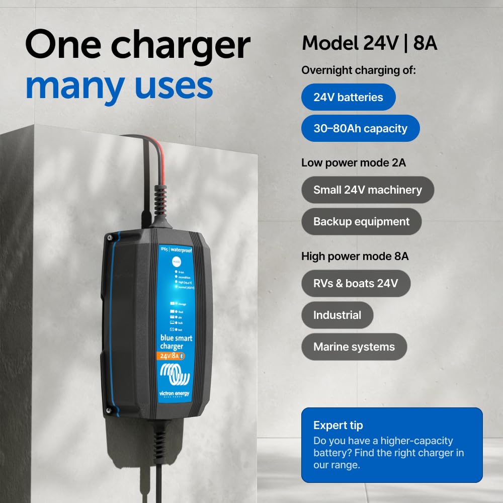 victron-energy-blue-smart-ip65-24v-8a-smart-car-battery-charger-bluetooth-splash image 6
