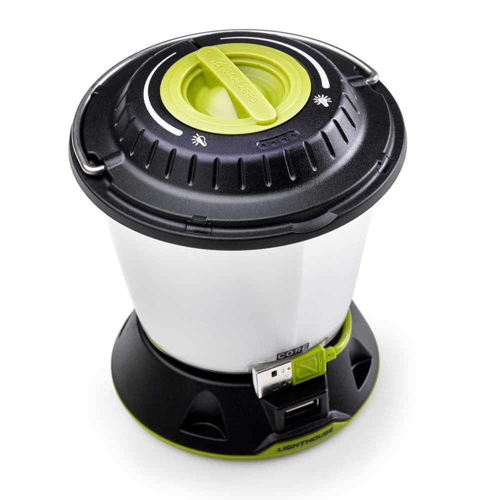 goal-zero-lighthouse-core-rechargeable-led-lantern-usb-power-hub-430-lumens-brig image 3