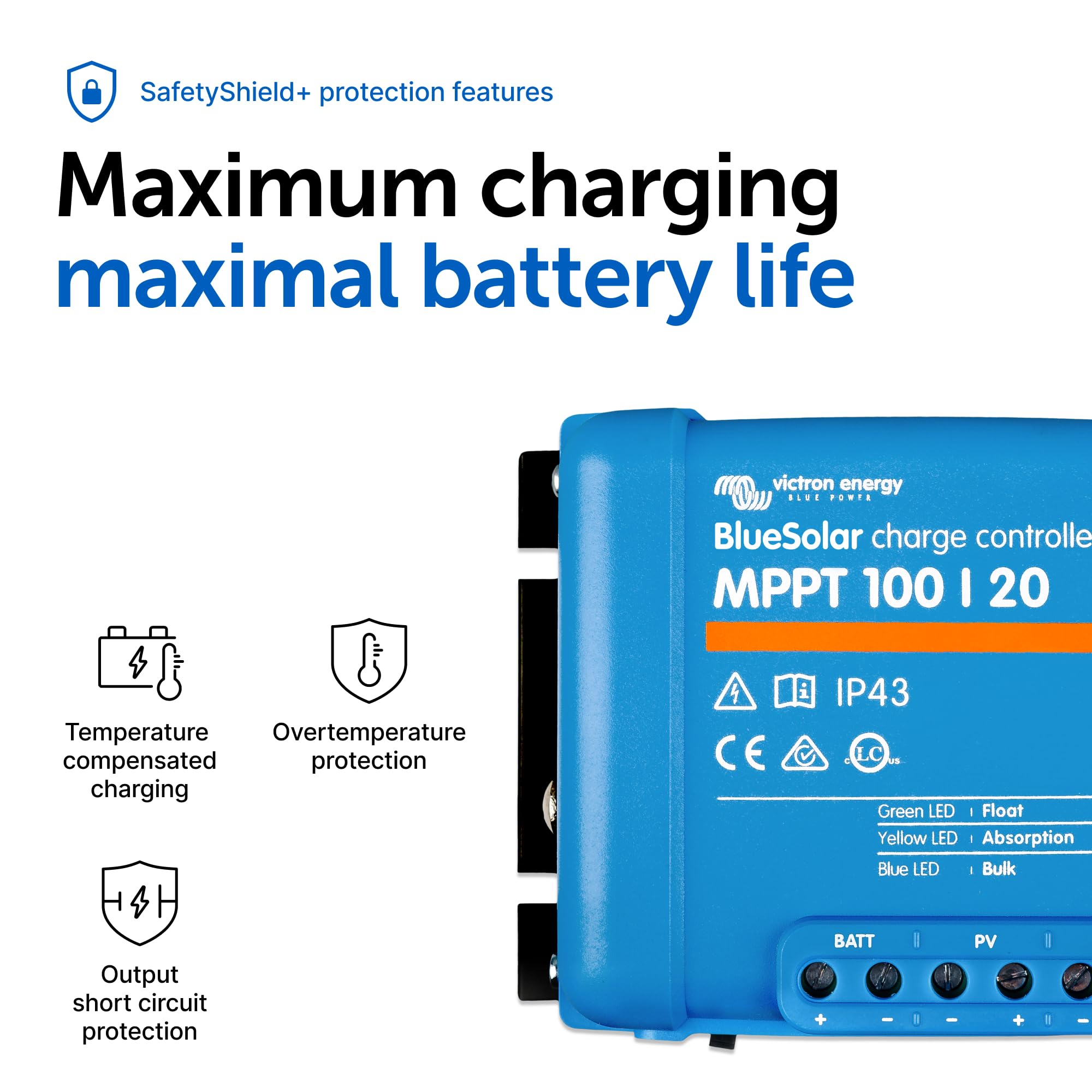 victron-energy-bluesolar-mppt-solar-charge-controller-100v-20a-48v-with-ultra-fa image 5