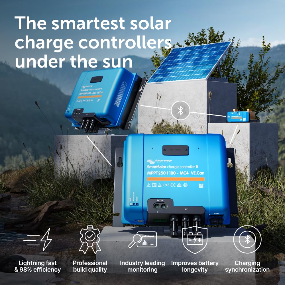victron-energy-smartsolar-mppt-250-100-ve-can-solar-charge-controller-bluetooth- image 2