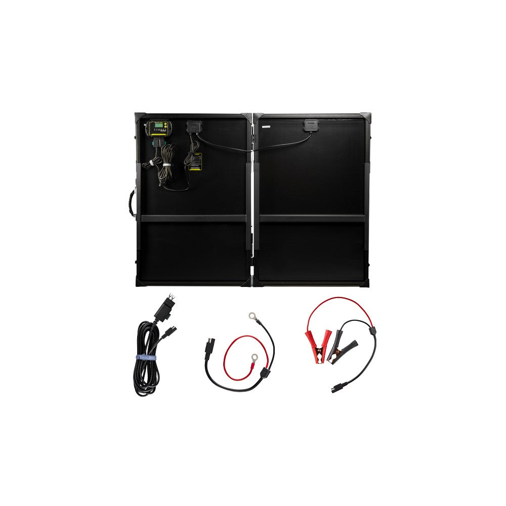 goal-zero-boulder-200-briefcase-solar-charging-kit-200w-hinged-panel-with-20a-ch image 1