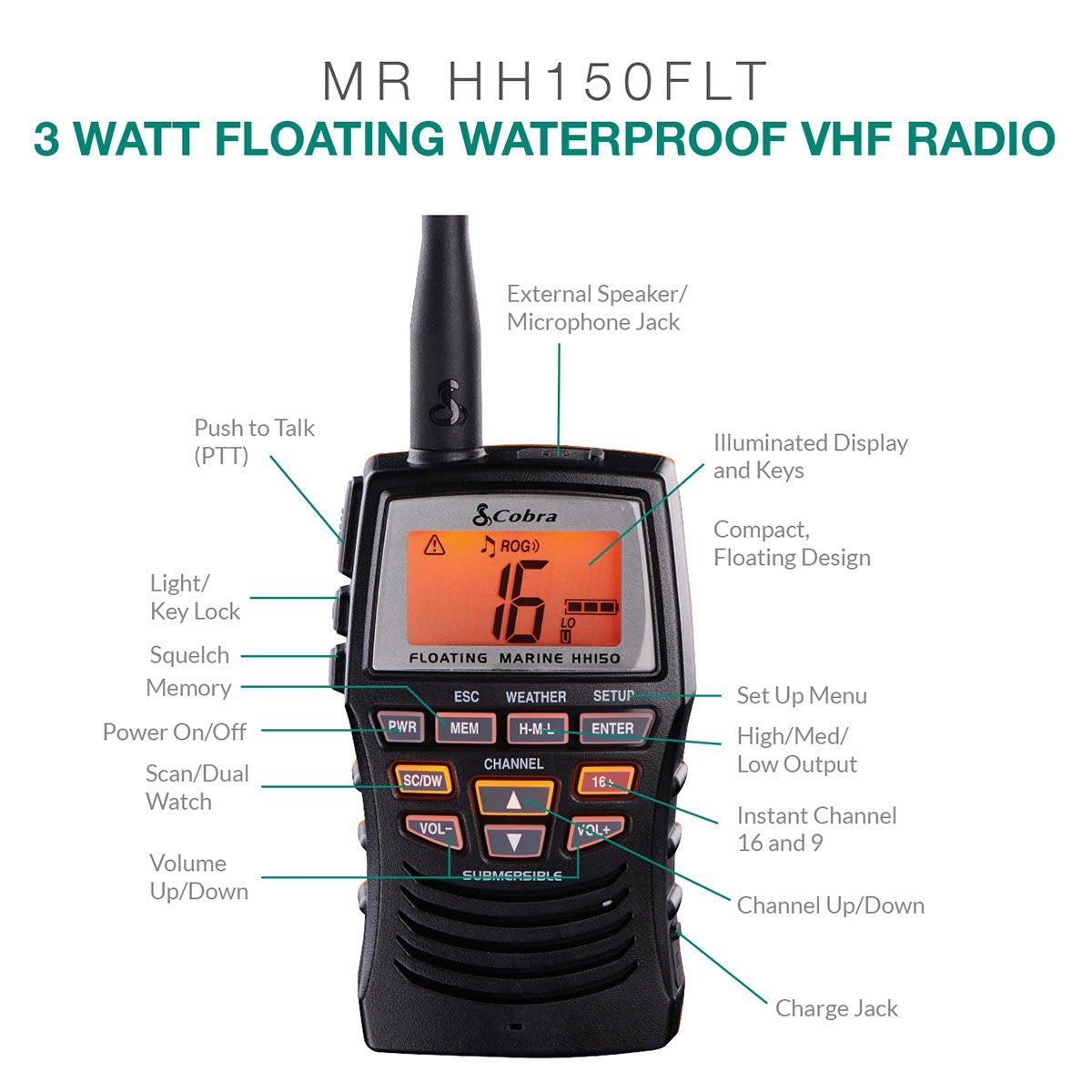 cobra-mr-hh150-flt-floating-handheld-vhf-marine-radio-with-weather-alerts-and-la image 5