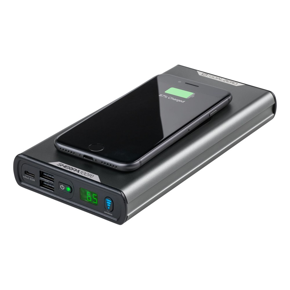goal-zero-sherpa-100pd-65w-usb-c-charger-tech-kit-previous-gen-25-600mah-airline image 3