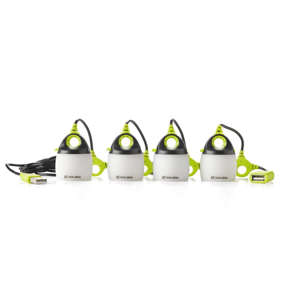 goal-zero-light-a-life-mini-4-pack-with-shades-110-lumen-usb-led-lantern-lights- image 1