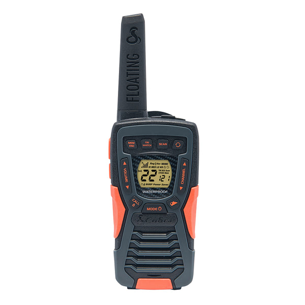 cobra-acxt1035r-flt-waterproof-floating-two-way-radio-walkie-talkie-37-mile-rang image 1