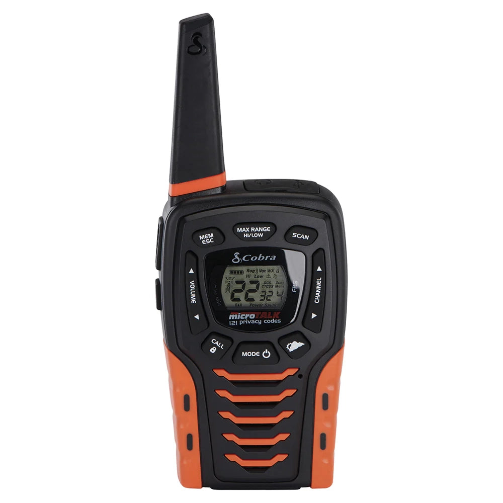 cobra-acxt645-walkie-talkie-two-way-radio-35-mile-range-ipx4-splashproof-recharg image 2