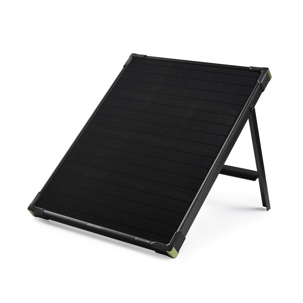 goal-zero-boulder-50-50w-rigid-solar-panel-open-box-with-tempered-glass-and-alum image 1