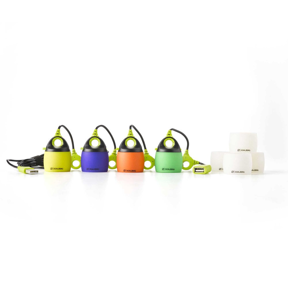 goal-zero-light-a-life-mini-4-pack-with-shades-110-lumen-usb-led-lantern-lights- image 3