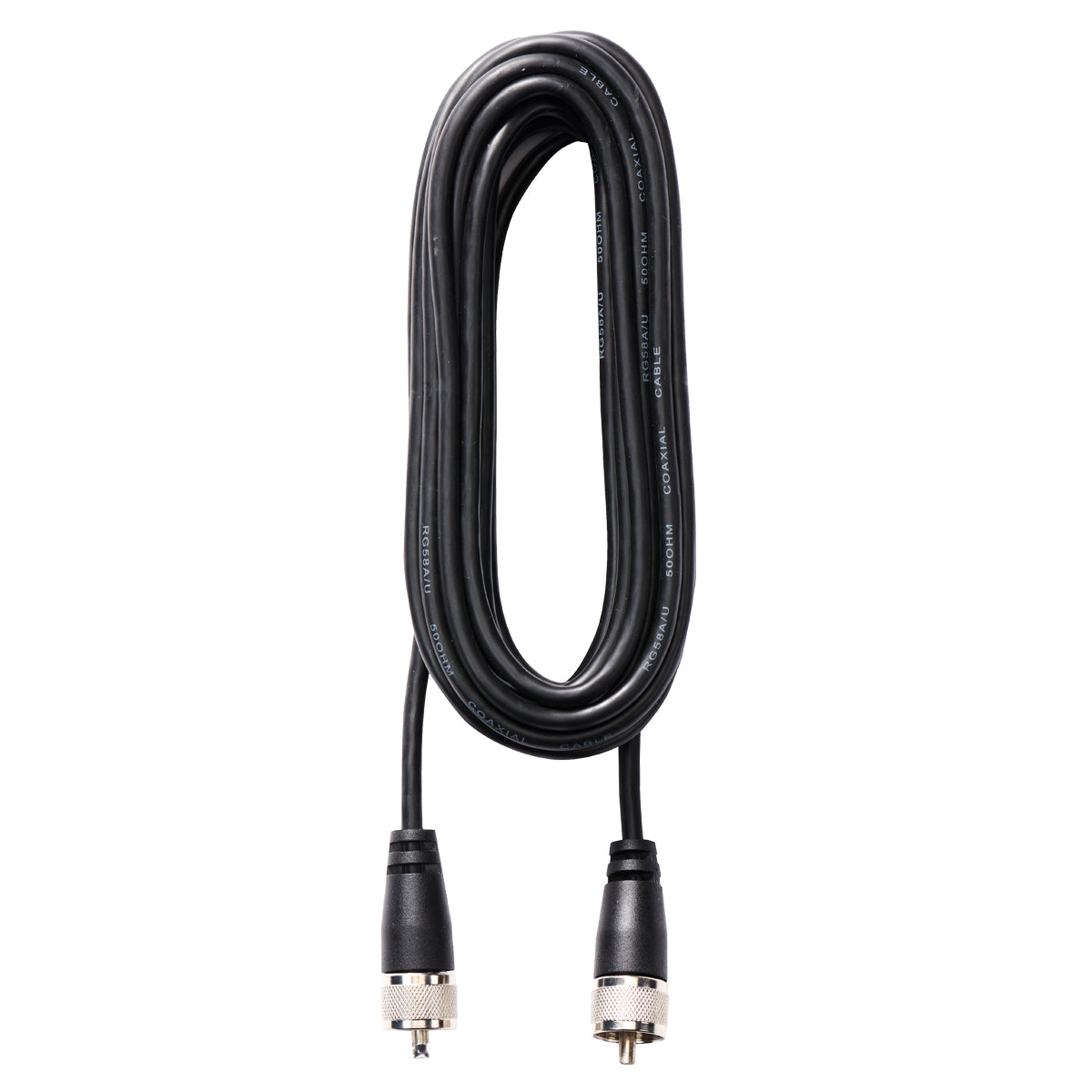 cobra-rg-58-low-loss-coaxial-cable-18-ft-with-molded-pl259-connectors image 1