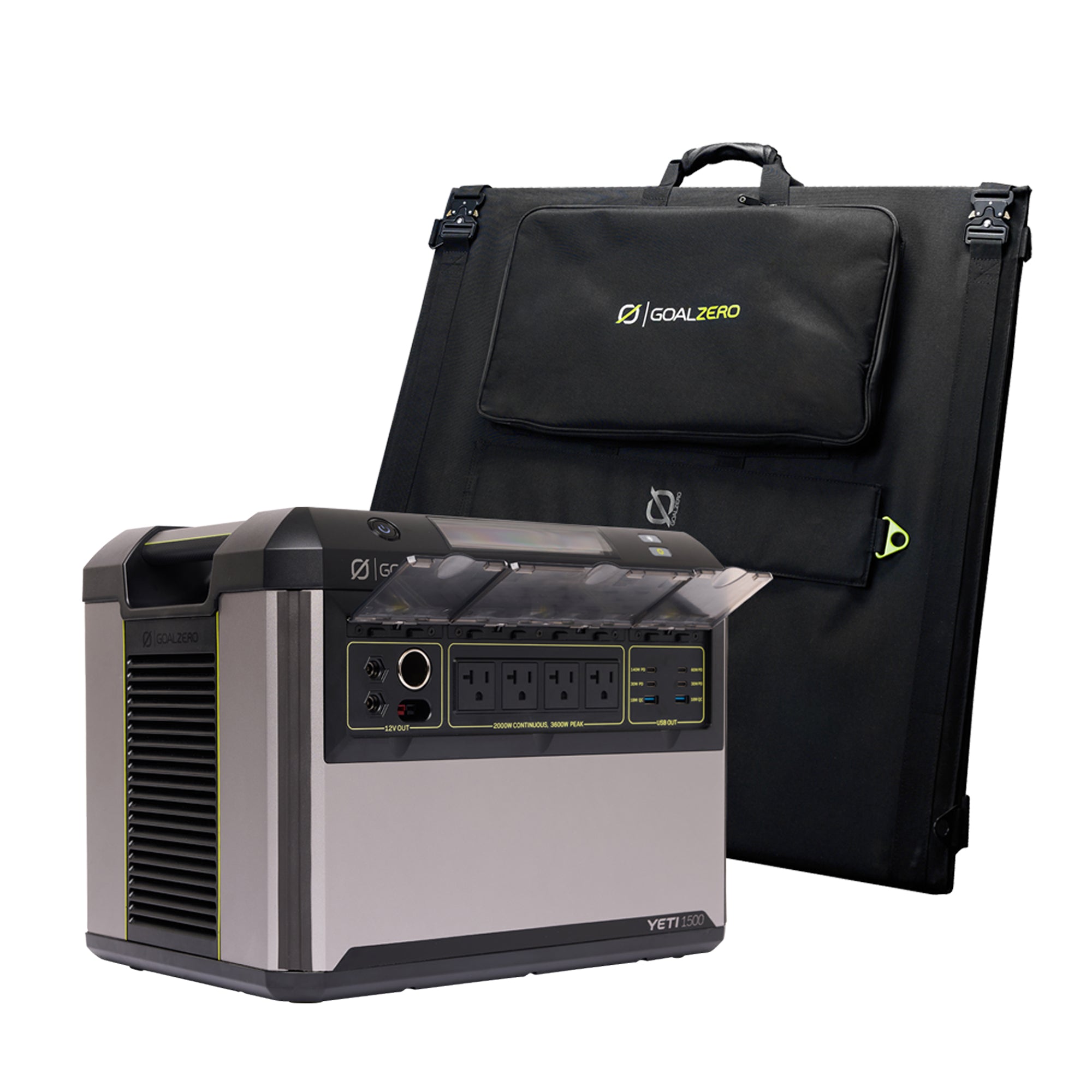 goal-zero-yeti-1500-nomad-400-solar-generator-kit-with-2000w-inverter-and-400w-f image 2