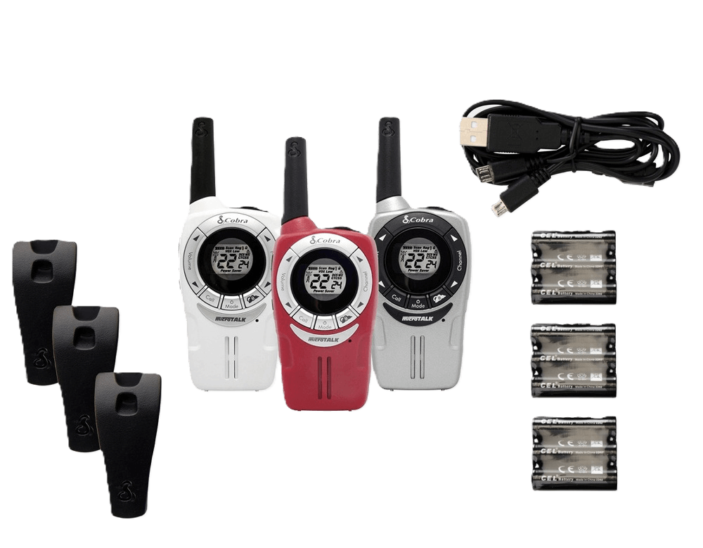 cobra-acxt360-two-way-radio-walkie-talkie-3-pack-25-mile-range-ipx2-water-resist image 2