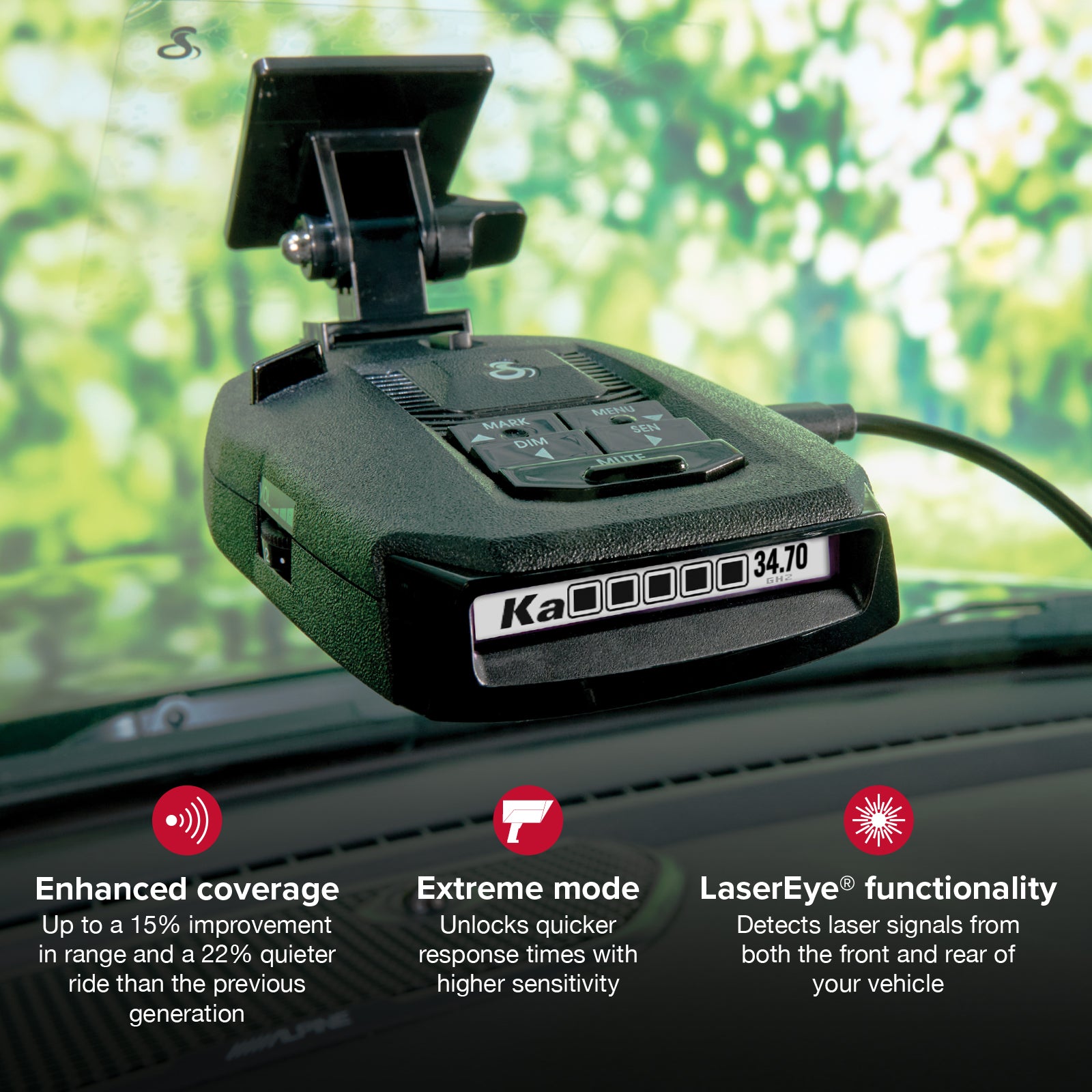 cobra-rad-490i-radar-detector-with-ivt-filtering-digital-signal-processing-and-d image 2