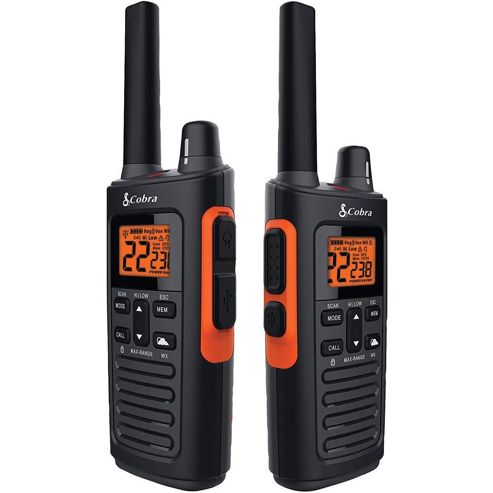 cobra-rx680-pair-of-rugged-splashproof-ip54-gmrs-walkie-talkies-with-38-mile-ran image 2
