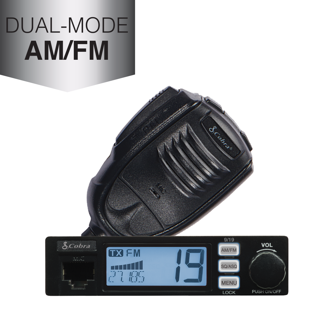cobra-19-mini-am-fm-cb-radio-with-color-lcd-display-rf-gain-auto-squelch-auto-po image 1