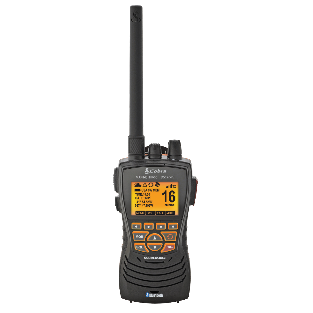 cobra-mr-hh600-flt-gps-bt-floating-handheld-vhf-marine-radio-built-in-gps-dsc-bl image 1