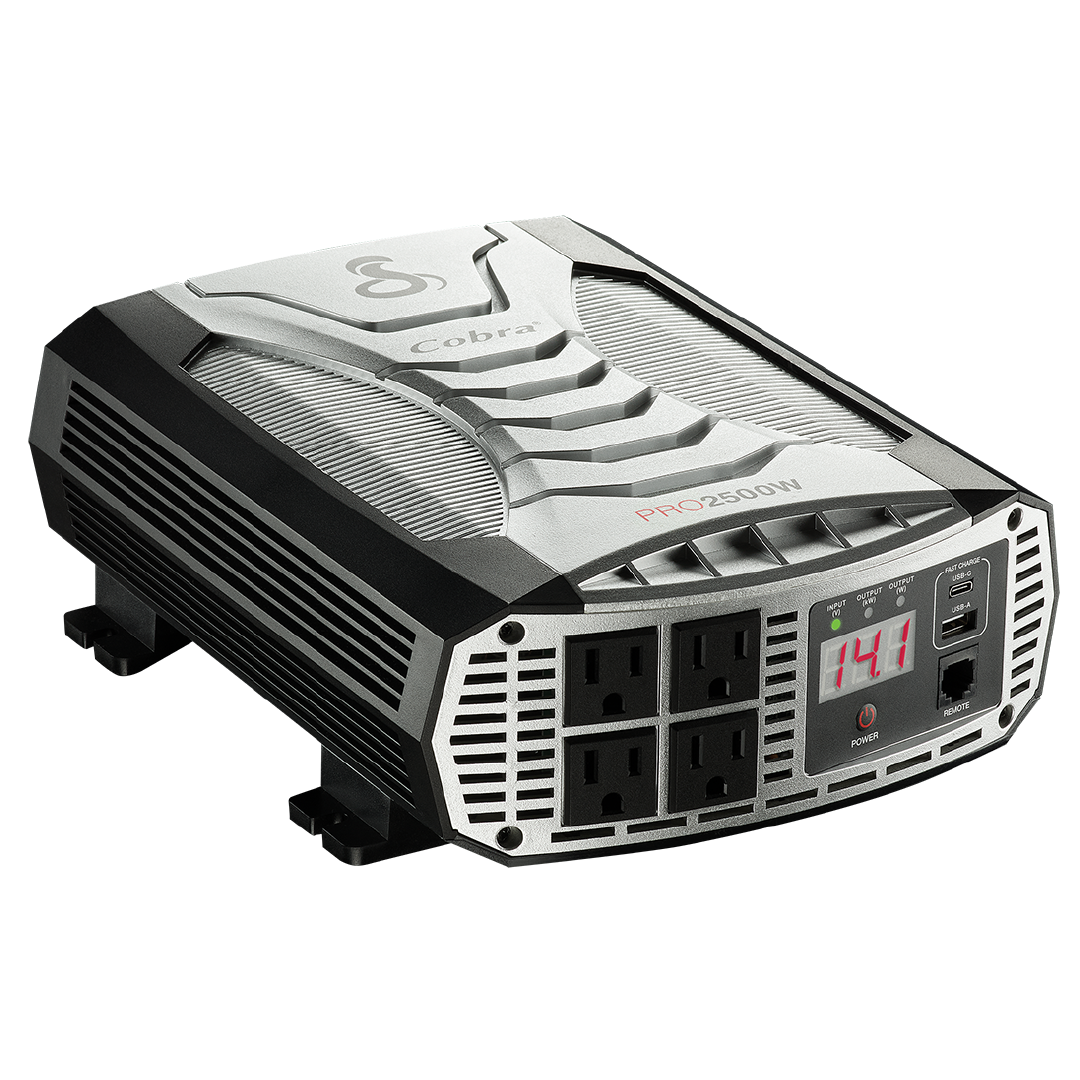 cobra-pro-2500w-professional-grade-power-inverter-with-gfci-outlets-and-usb-c-fa image 1