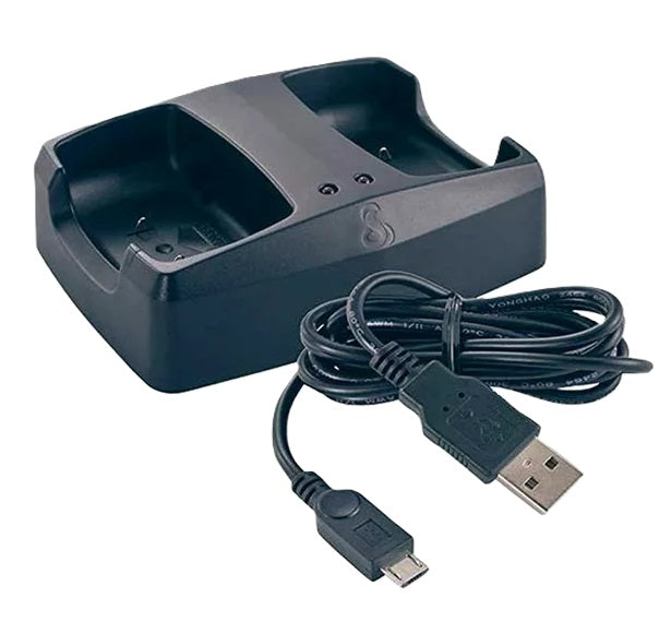 cobra-acxt-300-series-charging-dock-with-usb-charging-cable-two-way-radio-deskto image 1