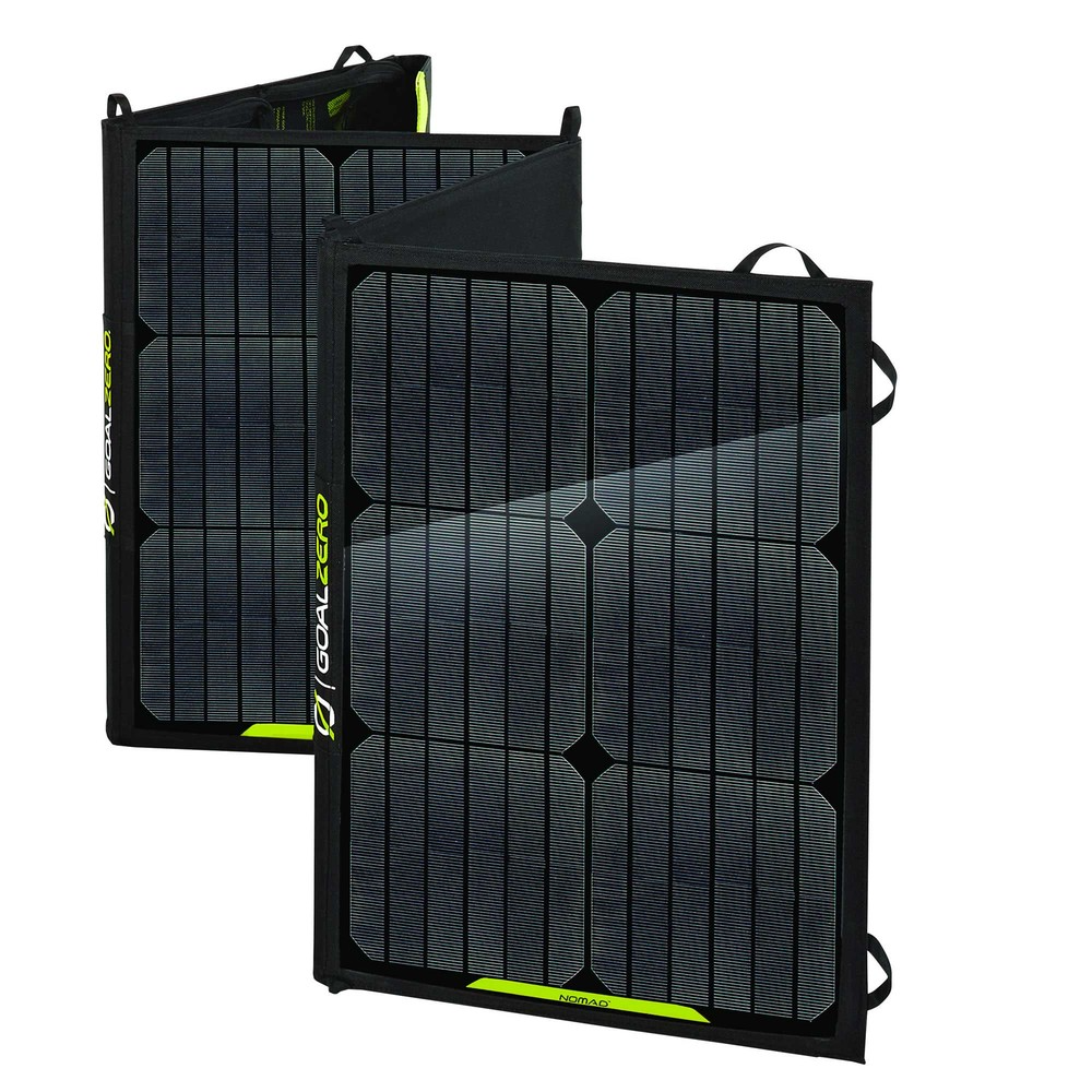 goal-zero-nomad-100-100w-foldable-solar-panel-open-box-with-built-in-yeti-chargi image 2