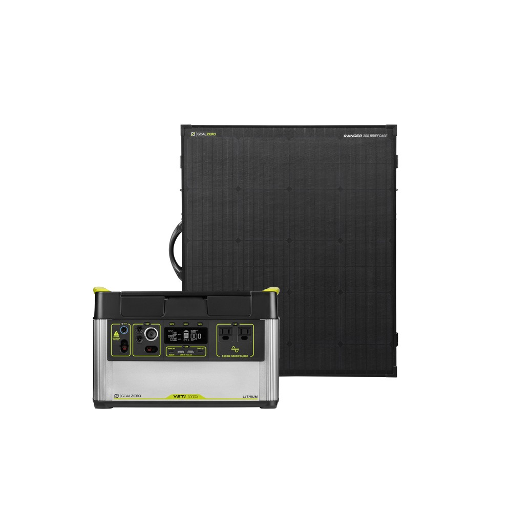 goal-zero-yeti-1000x-ranger-300-briefcase-solar-generator-kit image 1