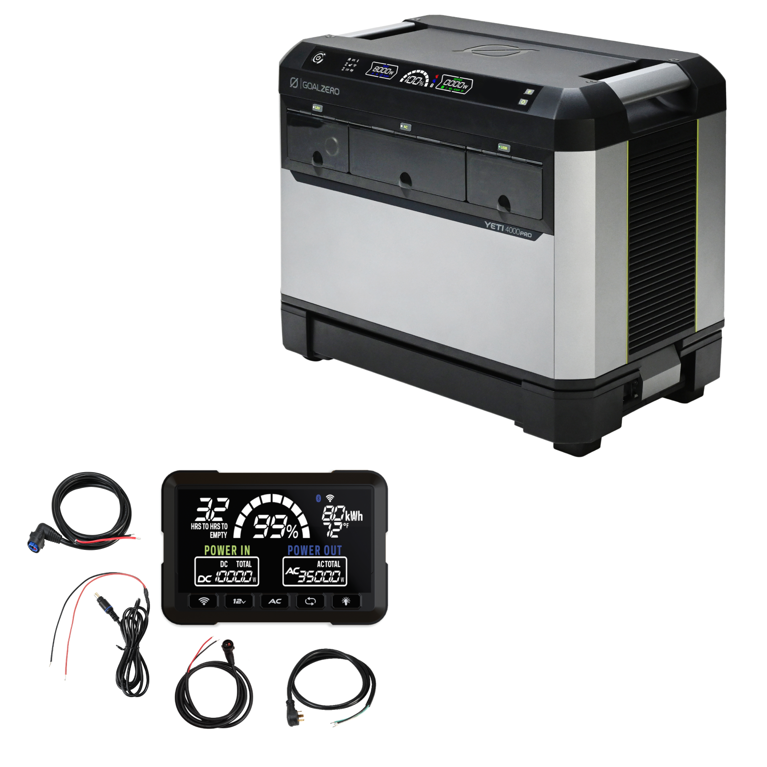 goal-zero-yeti-pro-4000-escape-drivable-kit-complete-van-power-system image 1
