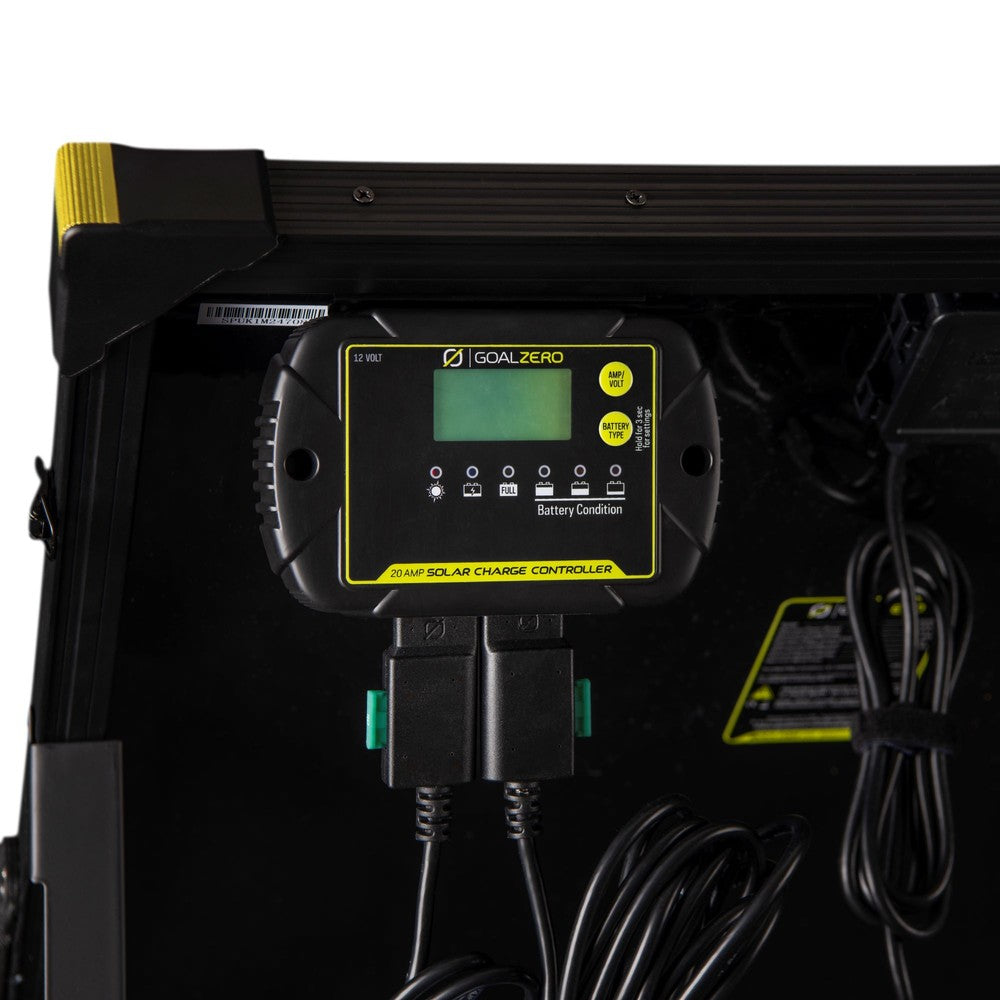 goal-zero-boulder-200-briefcase-solar-charging-kit-200w-hinged-panel-with-20a-ch image 4