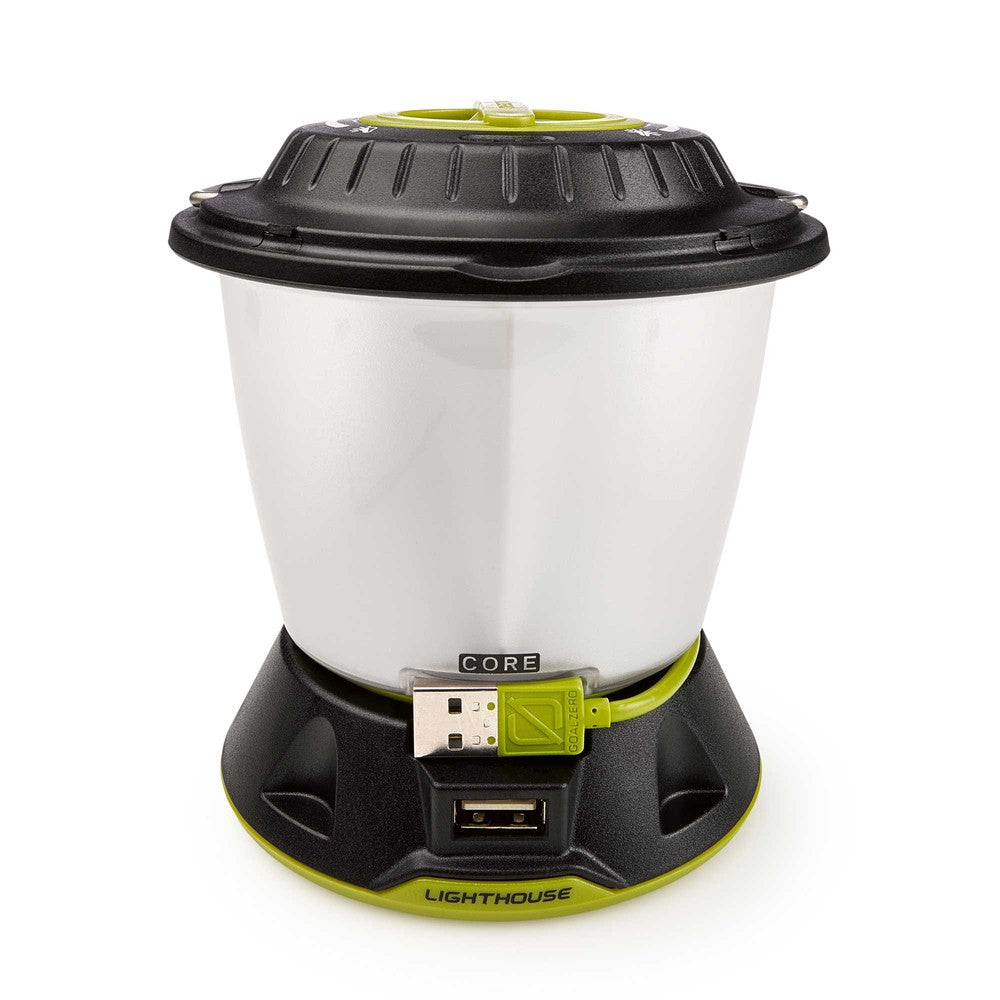 goal-zero-lighthouse-core-rechargeable-led-lantern-usb-power-hub-430-lumens-brig image 1