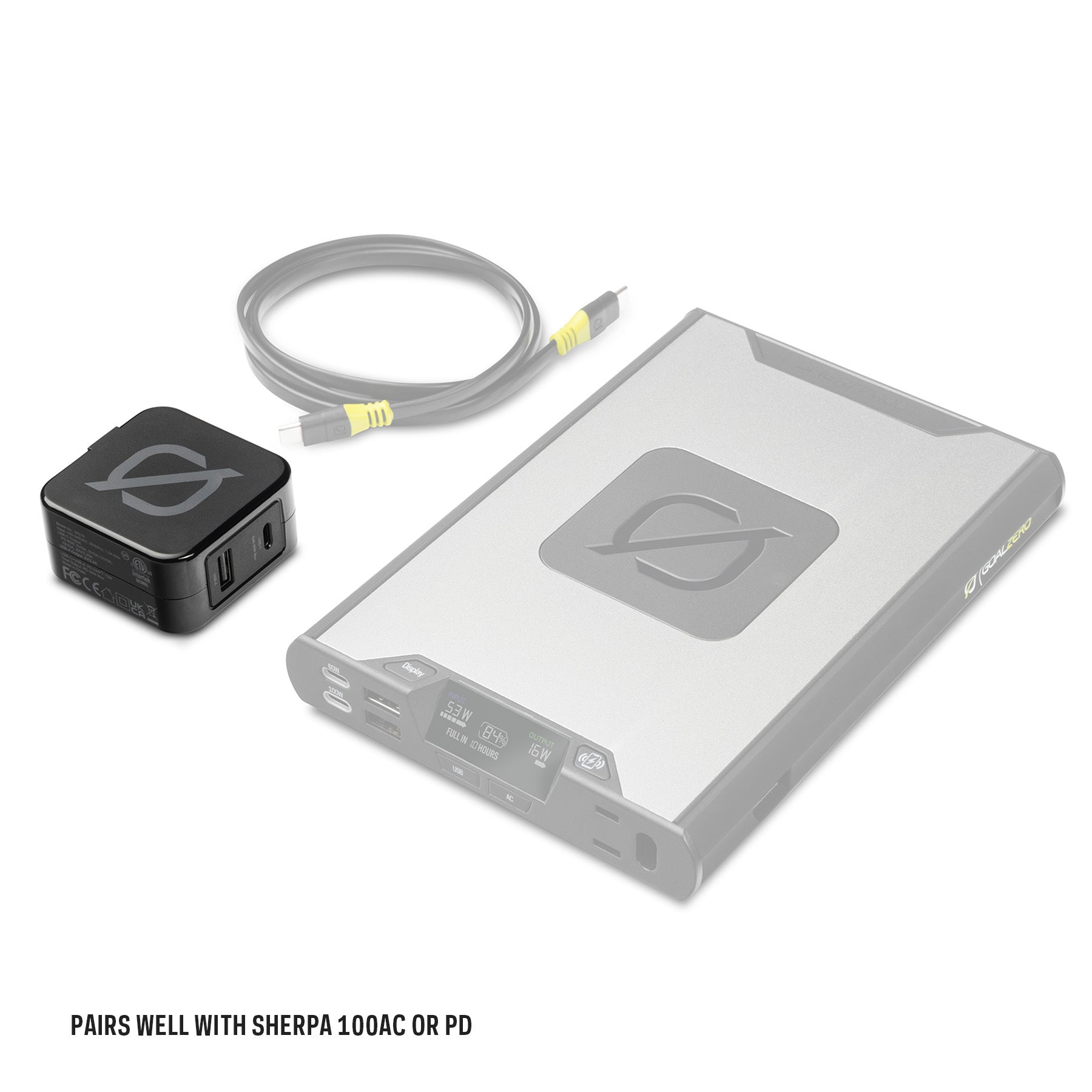 goal-zero-65-watt-usb-c-pd-wall-charger-fast-recharge-for-sherpa-100ac-100pd-pow image 4