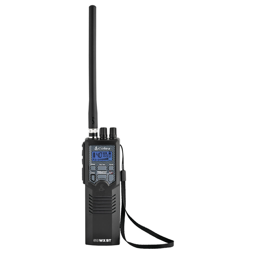 cobra-hh-50-wx-st-handheld-40-channel-cb-radio-with-soundtracker-noise-reduction image 1