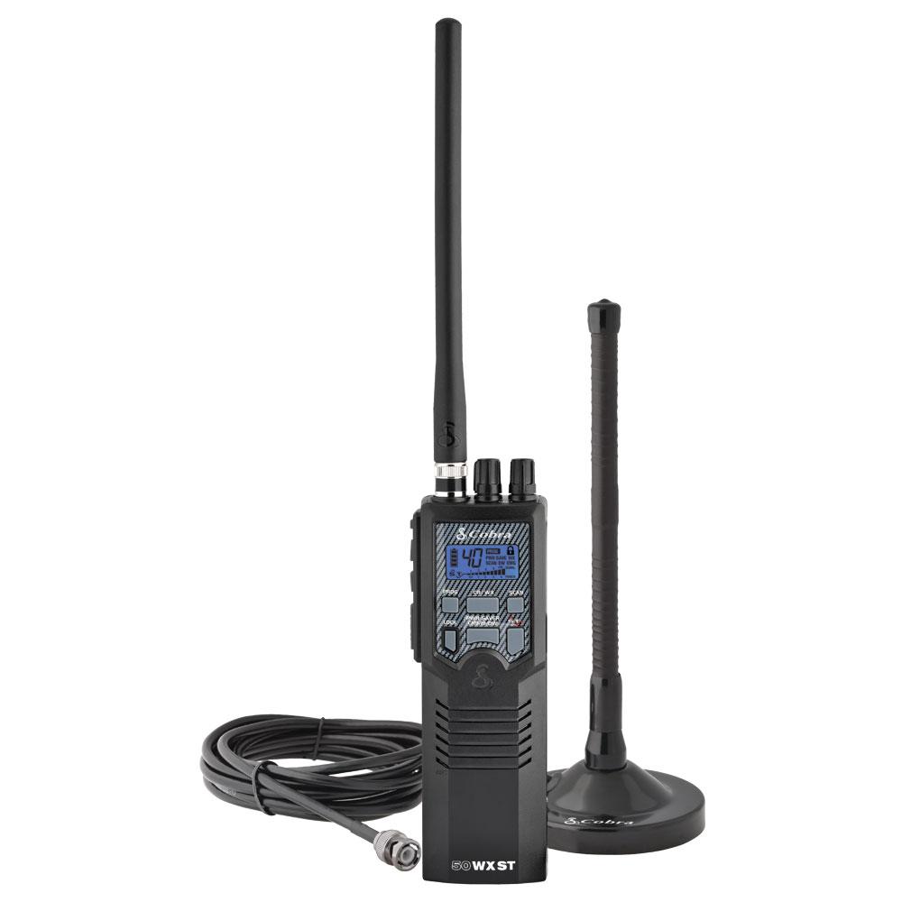 cobra-hh-rt-50-road-trip-handheld-cb-radio-with-40-channels-magnetic-mount-mobil image 1