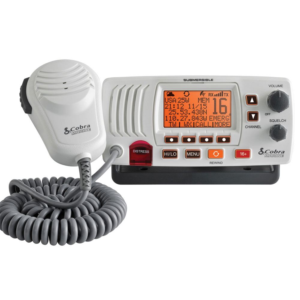 cobra-mrf57-dsc-capable-vhf-marine-radio-with-rewind-say-again image 1