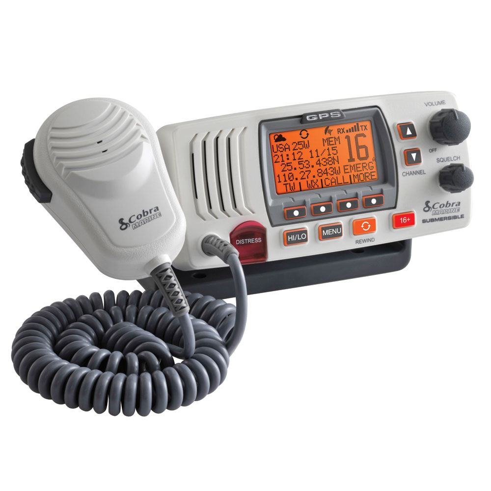 cobra-mrf77-gps-dsc-capable-fixed-mount-vhf-marine-radio-with-integrated-gps-rec image 2