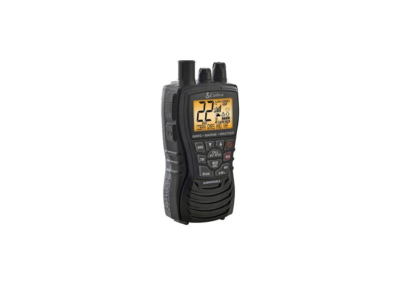 cobra-mr-hh450-all-terrain-floating-handheld-vhf-gmrs-two-way-radio-with-rewind- image 8
