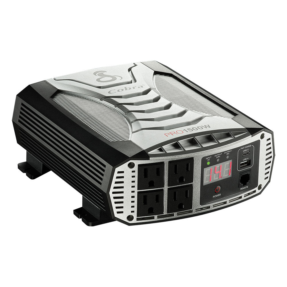 cobra-pro-1500w-professional-grade-power-inverter-with-fast-charge-usb-a-usb-c-a image 1