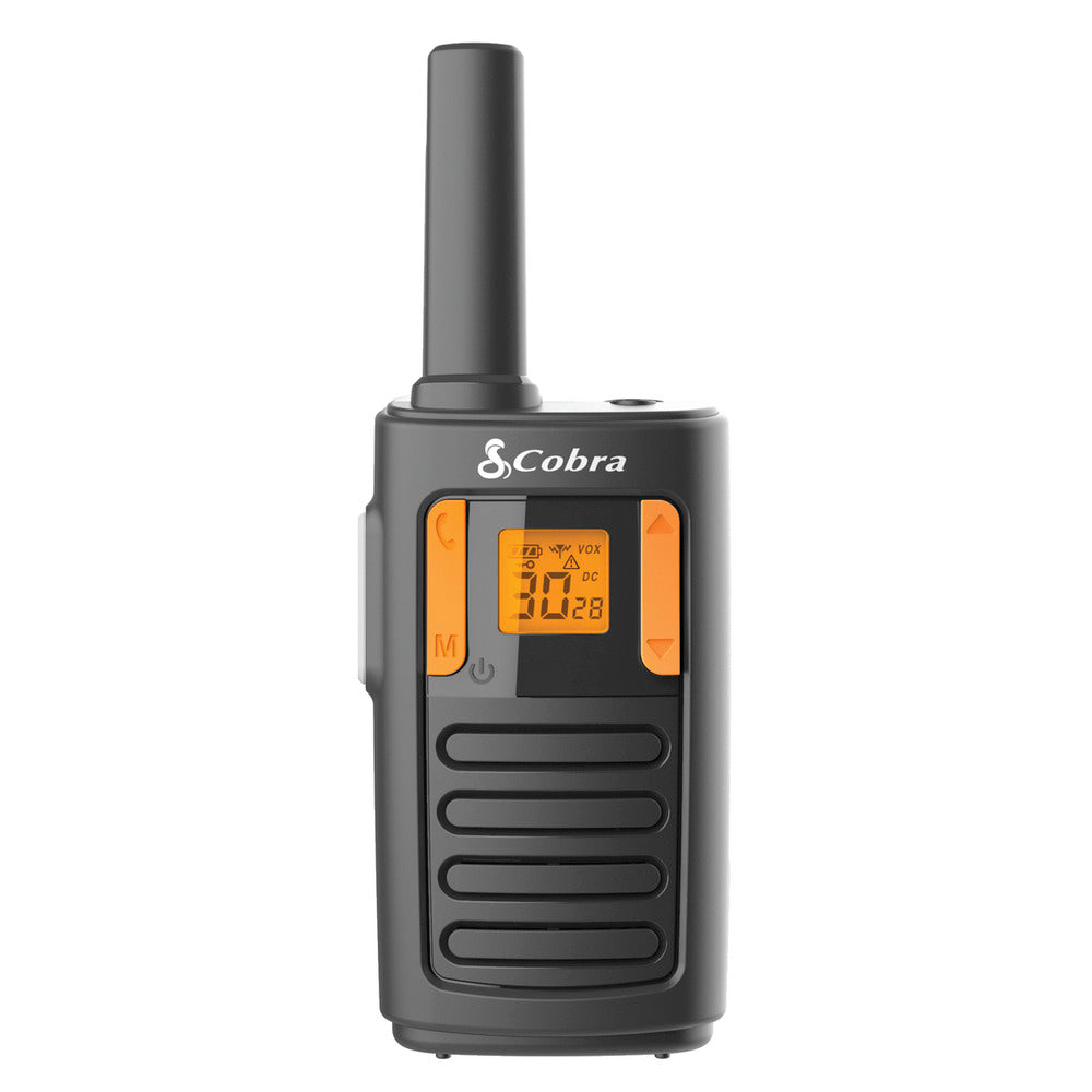 cobra-rx180-compact-two-way-radio-walkie-talkie-with-18-mile-range-noaa-weather- image 1
