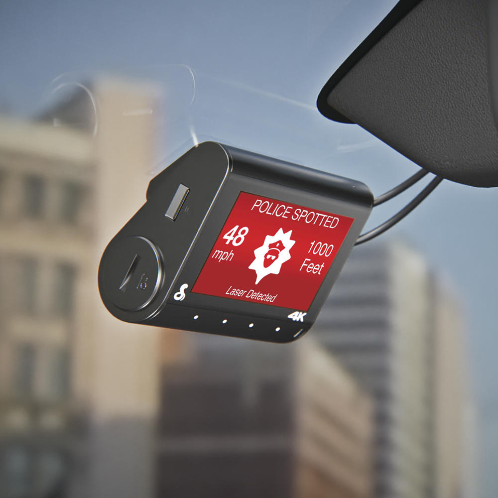 cobra-sc-250r-true-4k-dash-cam-with-360-alerts-built-in-gps-parking-live-view-bl image 2