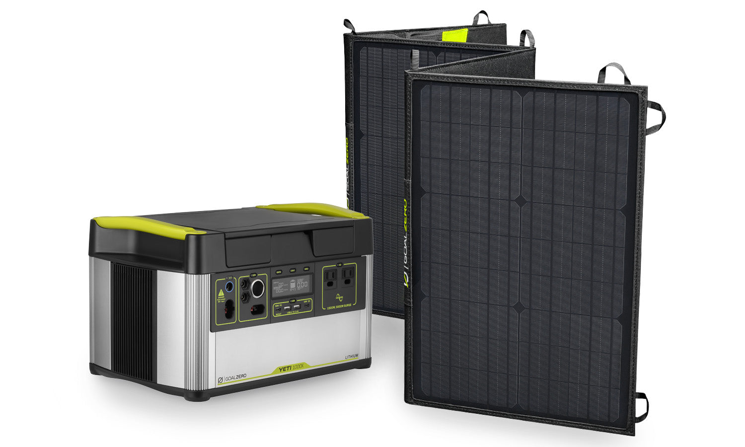 goal-zero-yeti-1000x-983wh-portable-power-station-with-nomad-100-solar-panel-sol image 1